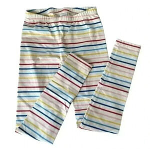 Hanna Andersson Girls Rainbow Stripped Leggings